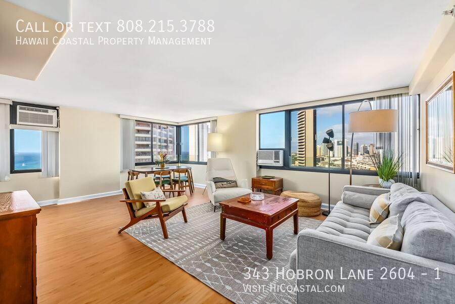 Condo for rent at 343 Hobron Lane 2604 #1, Honolulu, HI 96815