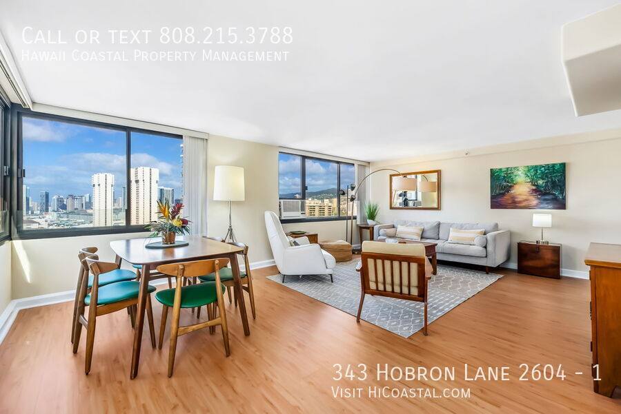 Condo for rent at 343 Hobron Lane 2604 #1, Honolulu, HI 96815
