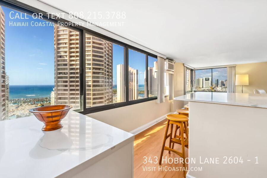 Condo for rent at 343 Hobron Lane 2604 #1, Honolulu, HI 96815