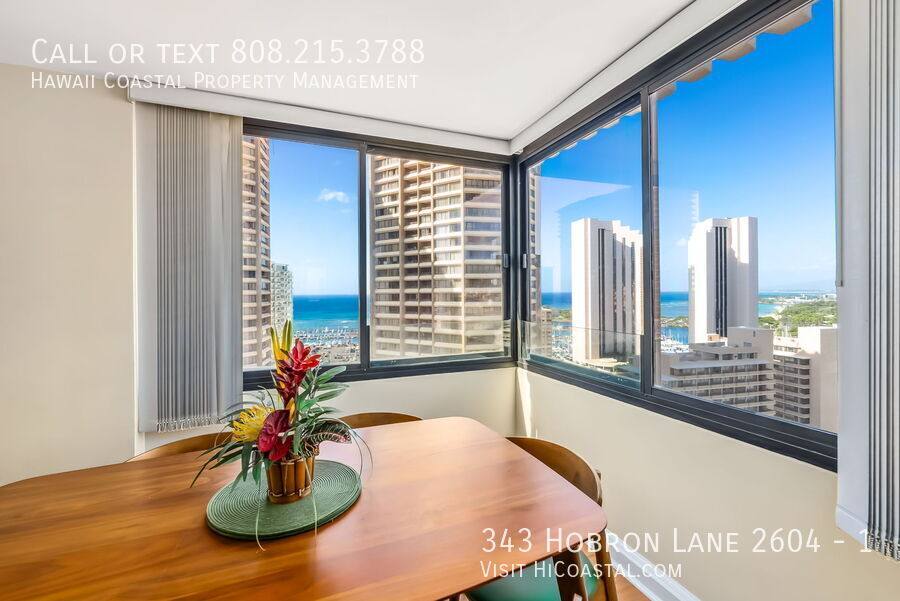Condo for rent at 343 Hobron Lane 2604 #1, Honolulu, HI 96815