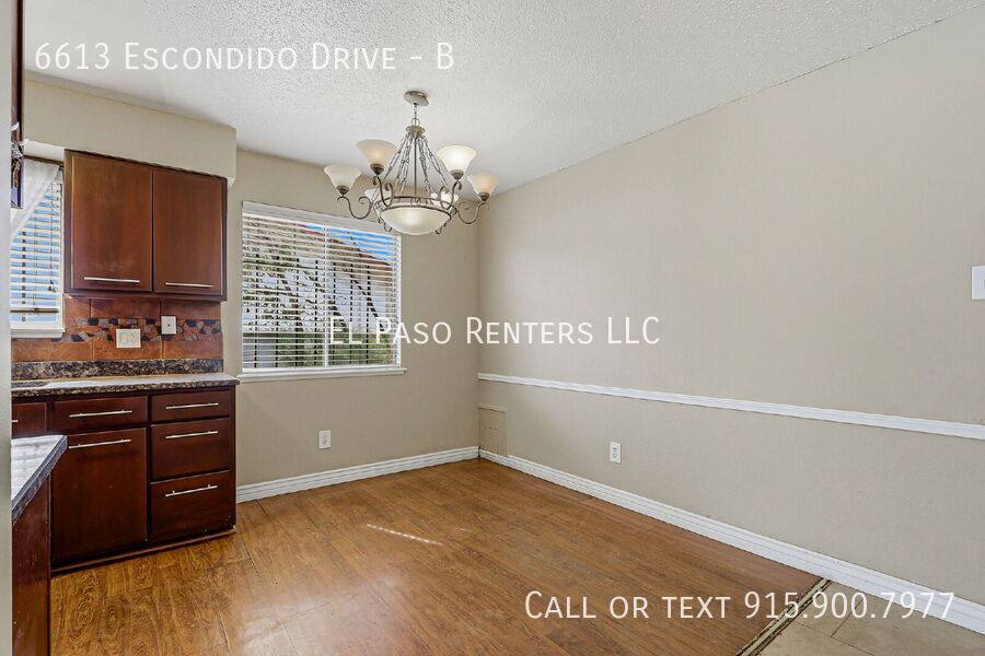 Apartment for rent at 6613 Escondido Dr #B, El Paso, TX 79912
