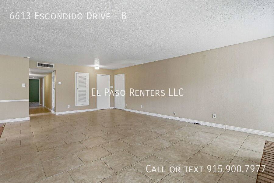 Apartment for rent at 6613 Escondido Dr #B, El Paso, TX 79912