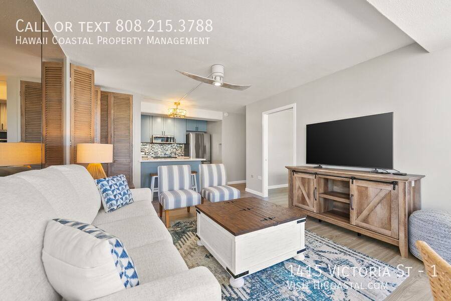 Apartment for rent at 1415 Victoria St #1, Honolulu, HI 96822