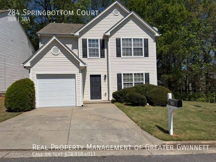 House for rent at 284 Springbottom Court, Lawrenceville, GA 30046
