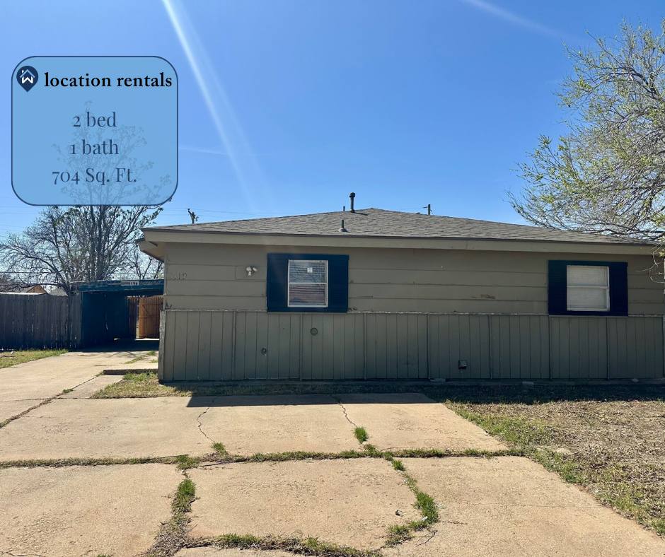 Townhouse for rent at 1119 46th St #A, Lubbock, TX 79412