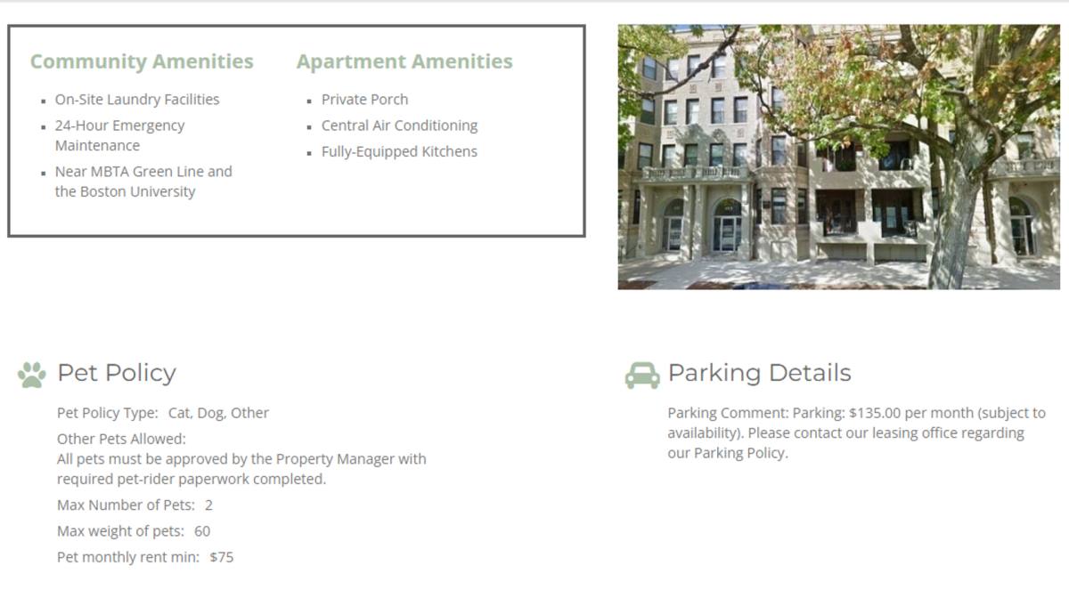 Apartment for rent at 1117 Commonwealth Ave #3, Allston, MA 02134