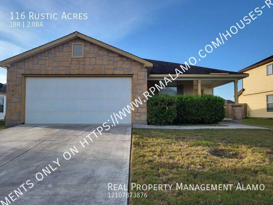 House for rent at 116 Rustic Acres, Schertz, TX 78154
