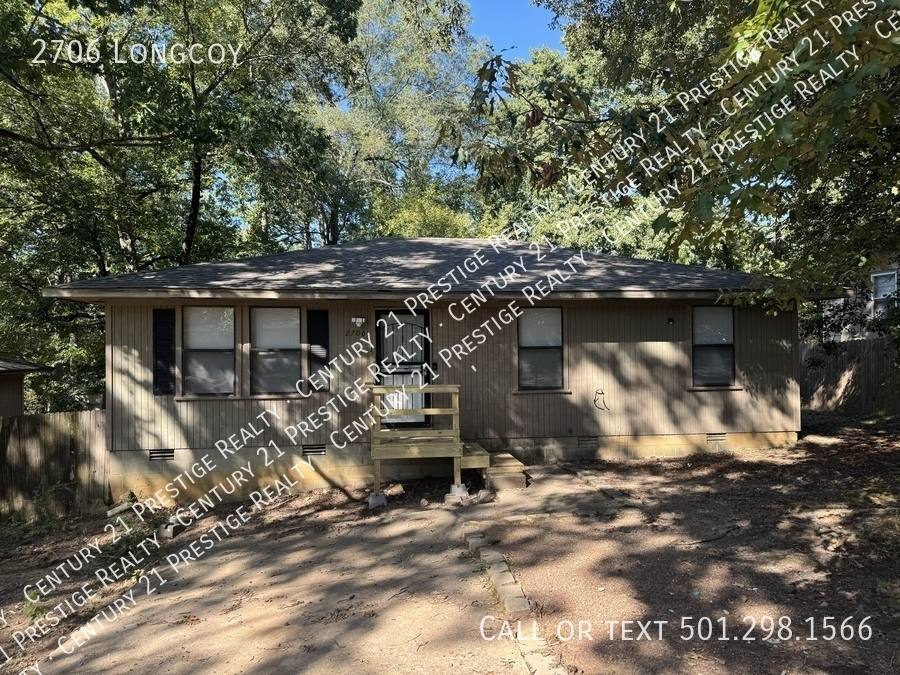 House for rent at 2706 Longcoy, Little Rock, AR 72204