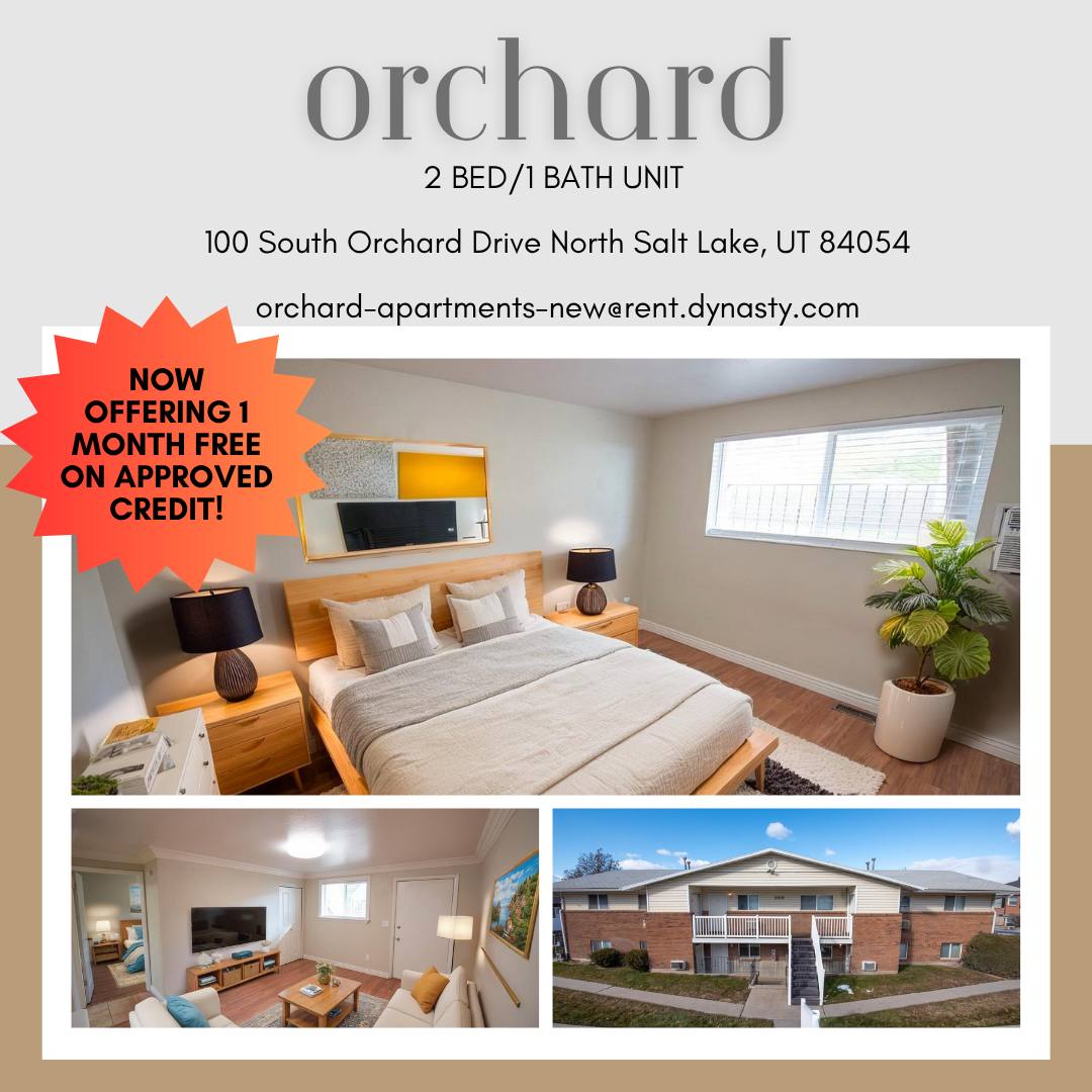 Apartment for rent at 100 S Orchard Dr, North Salt Lake, UT 84054