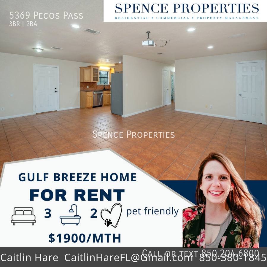 House for rent at 5369 Pecos Pass, Gulf Breeze, FL 32563