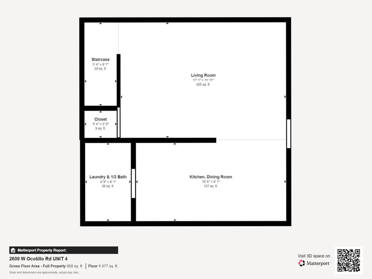 Townhouse for rent at 2609 W Ocotillo Rd, Phoenix, AZ 85017
