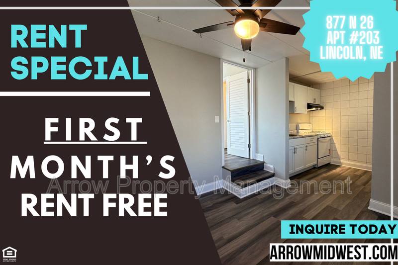 Apartment for rent at 877 N 26 #203, Lincoln, NE 68503