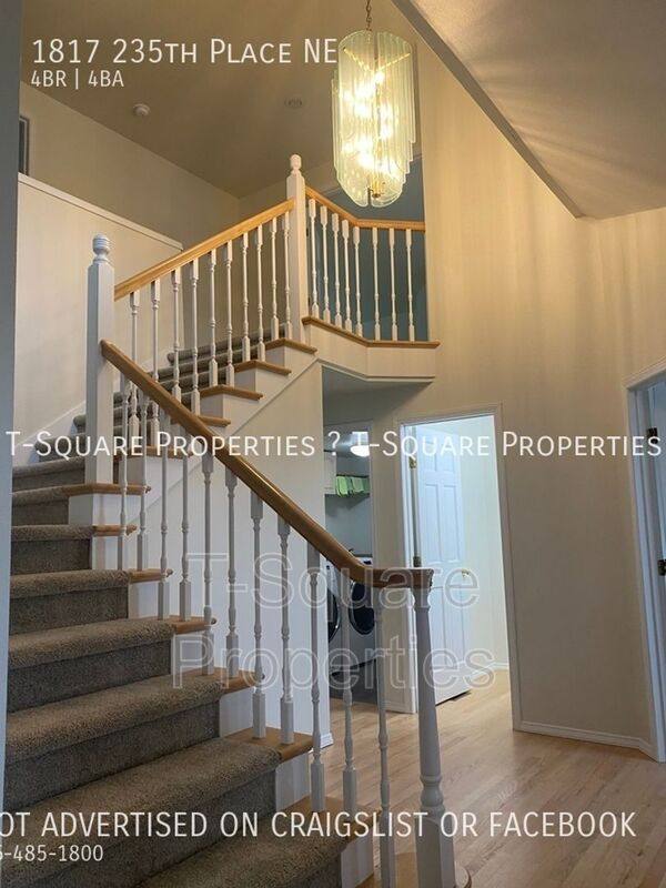 House for rent at 1817 235th Place NE, Sammamish, WA 98074