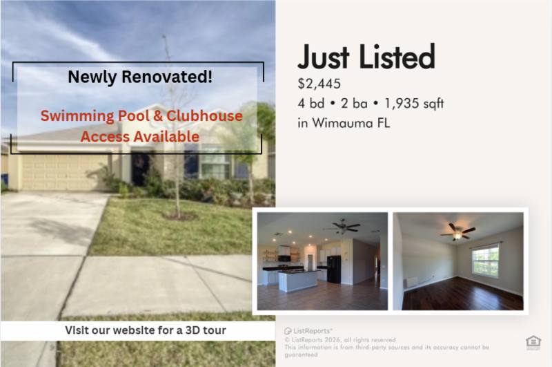 House for rent at 17134 White Mangrove Dr, Wimauma, FL 33598