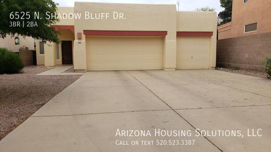 House for rent at 6525 N Shadow Bluff Dr, Tucson, AZ 85704