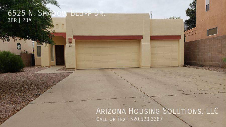 House for rent at 6525 N Shadow Bluff Dr, Tucson, AZ 85704