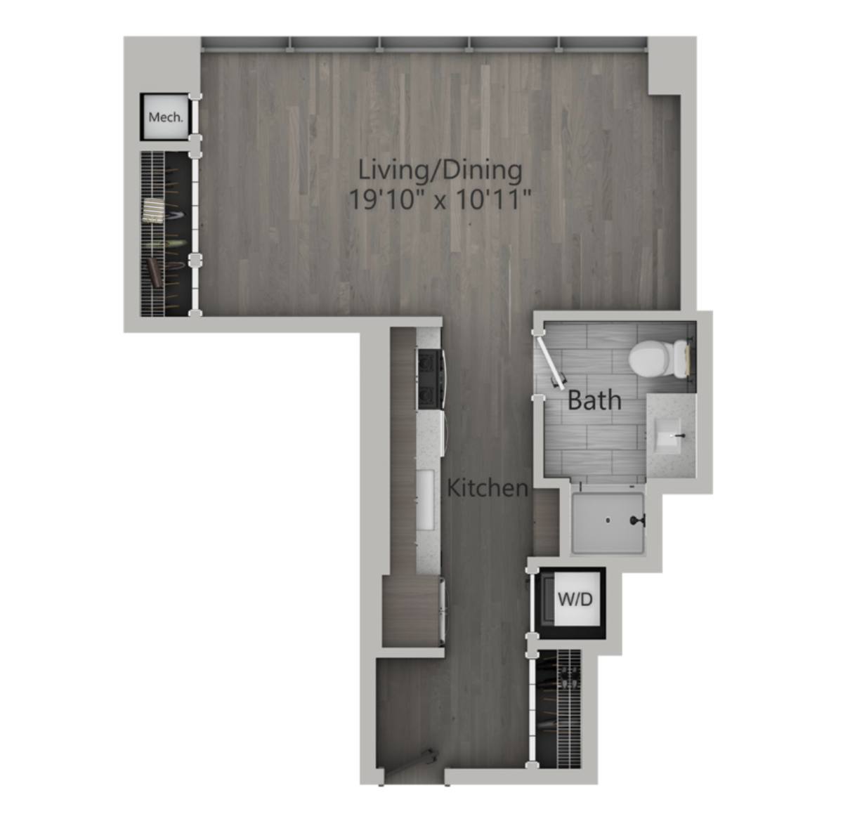 Apartment for rent at 218 N Ada St, Chicago, IL 60607