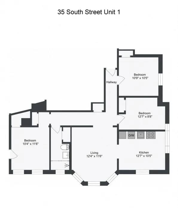Apartment for rent at 35 S St #1, Brighton, MA 02135