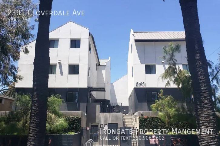 Townhouse for rent at 2301 Cloverdale Ave, Los Angeles, CA 90016