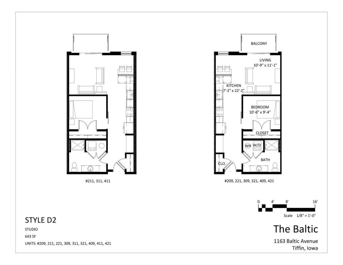 Apartment for rent at 1163 Baltic Ave, Tiffin, IA 52340