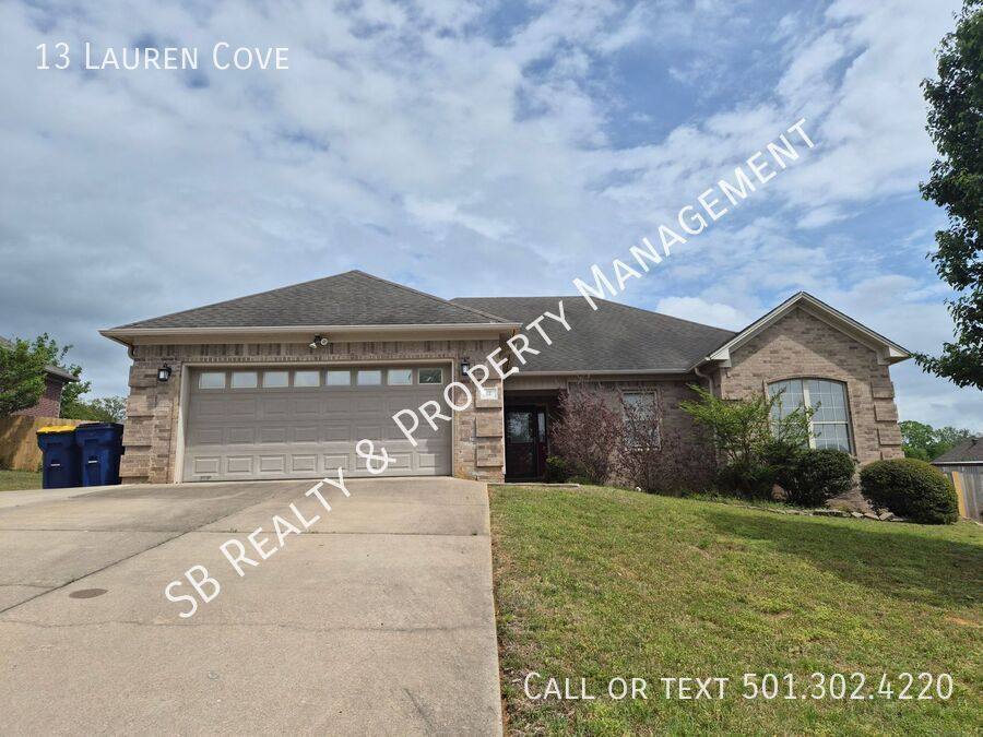 House for rent at 13 Lauren Cove, Cabot, AR 72023