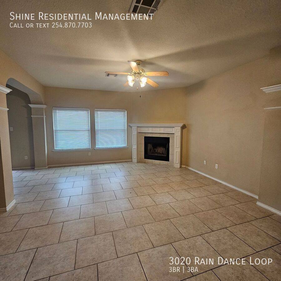 House for rent at 3020 Rain Dance Loop, Harker Heights, TX 76548