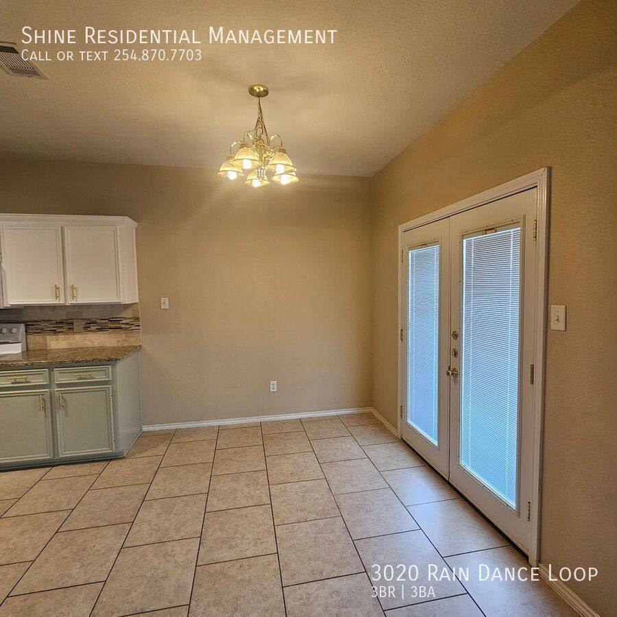 House for rent at 3020 Rain Dance Loop, Harker Heights, TX 76548