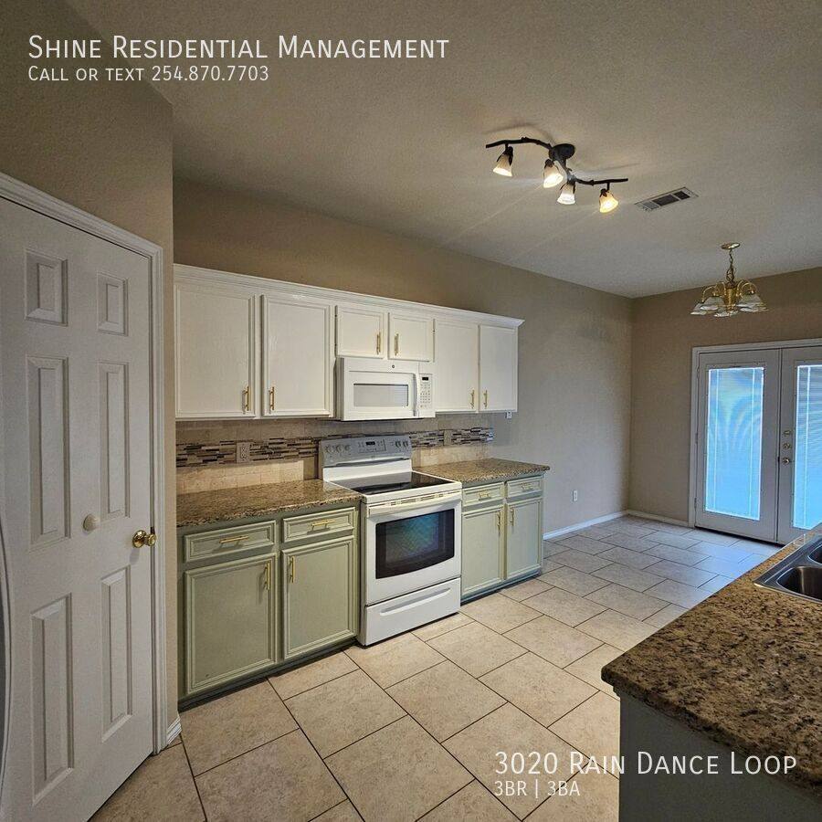 House for rent at 3020 Rain Dance Loop, Harker Heights, TX 76548