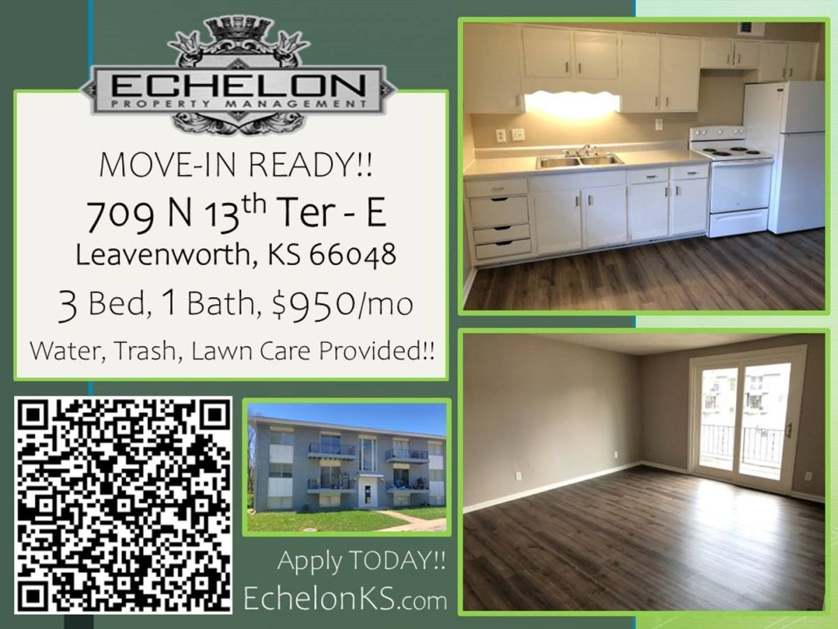 Apartment for rent at 709 N 13th Terrace, Leavenworth, KS 66048