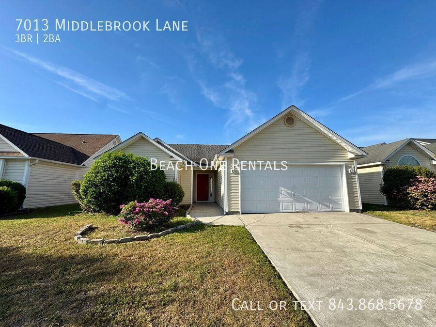 House for rent at 7013 Middlebrook Lane, Myrtle Beach, SC 29579
