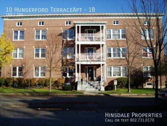Apartment for rent at 10 Hungerford Terrace #1B, Burlington, VT 05401