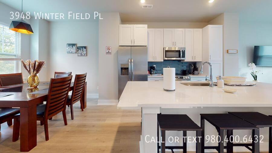 Townhouse for rent at 3948 Winter Field Place, Charlotte, NC 28205