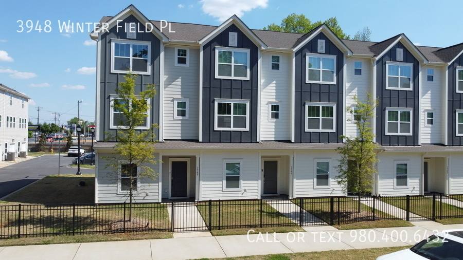 Townhouse for rent at 3948 Winter Field Place, Charlotte, NC 28205