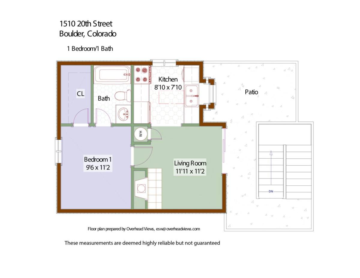 Apartment for rent at 1510 20th St, Boulder, CO 80302