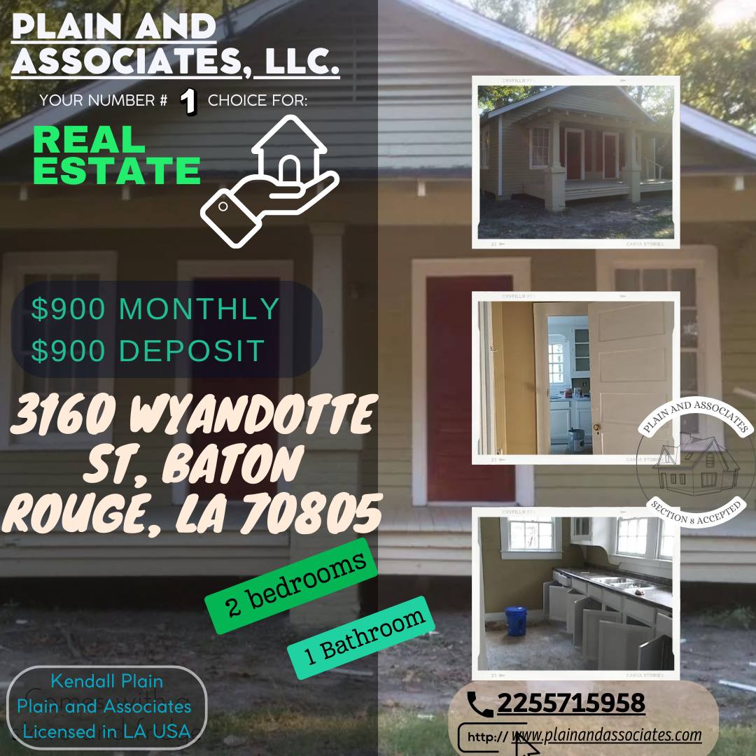 House for rent at 3160 Wyandotte St, Baton Rouge, LA 70805