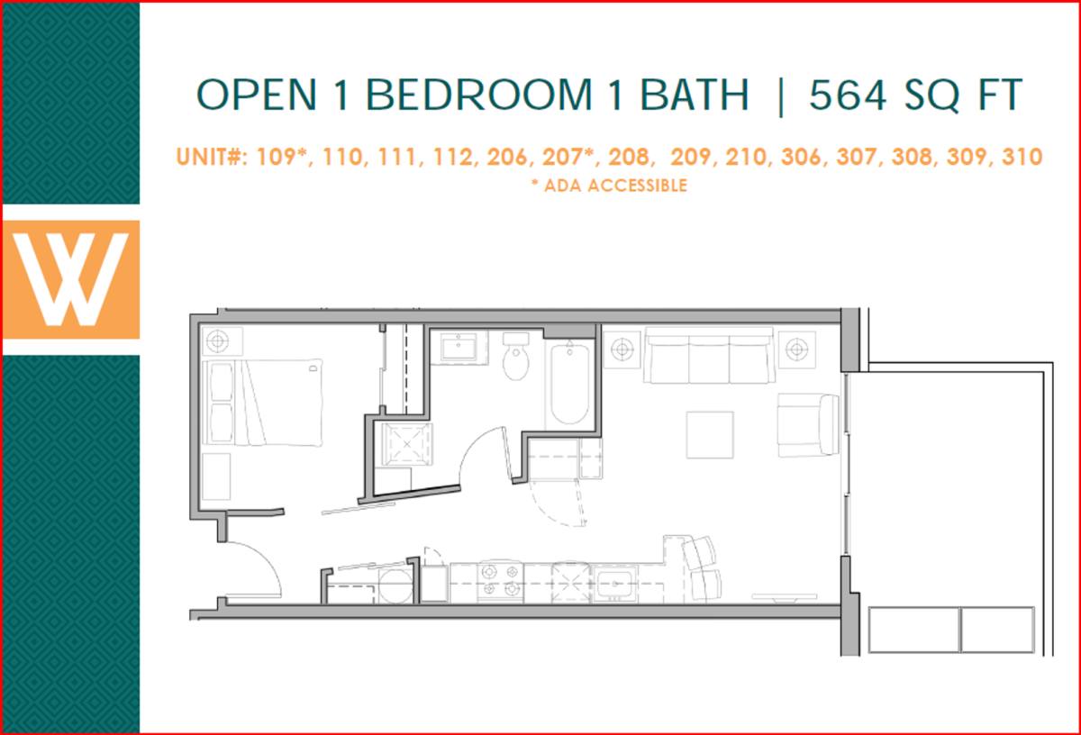 Apartment for rent at 1321 E John St #109, Seattle, WA 98102