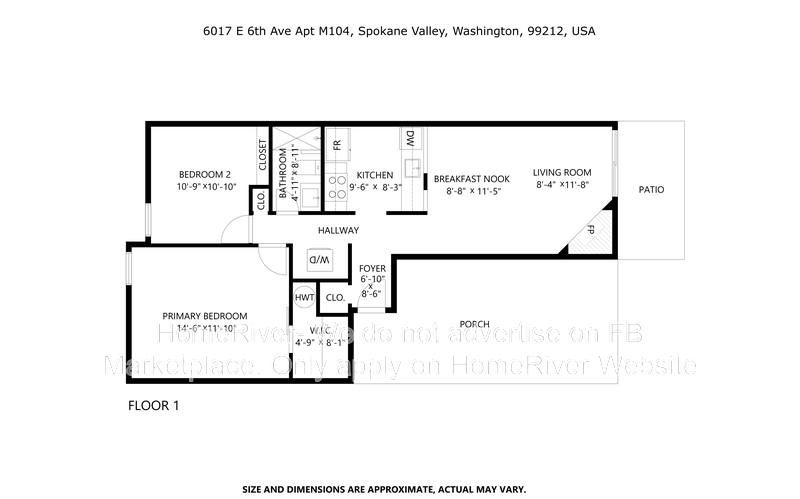 Condo for rent at 6017 E 6th Ave #M104, Spokane, WA 99212