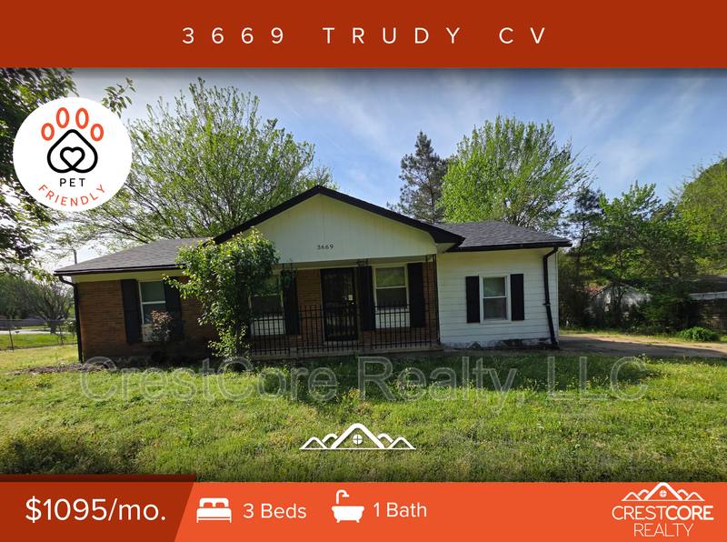 House for rent at 3669 Trudy Cove, Memphis, TN 38128
