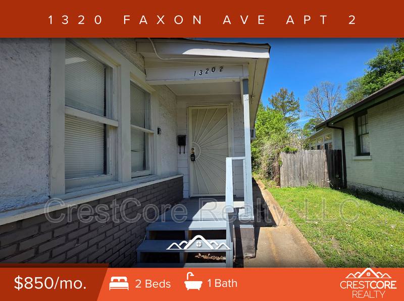 Apartment for rent at 1320 Faxon Ave #2, Memphis, TN 38104