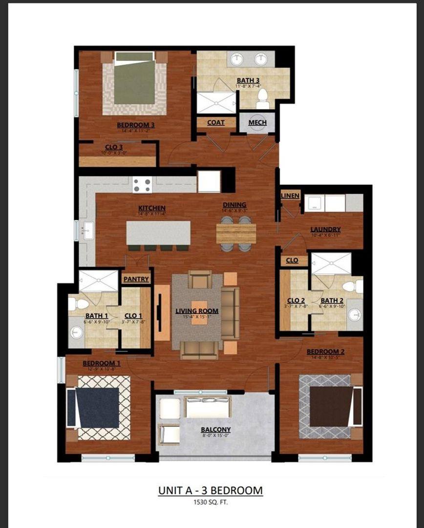 Apartment for rent at 1000 N Lamar Blvd, Oxford, MS 38655