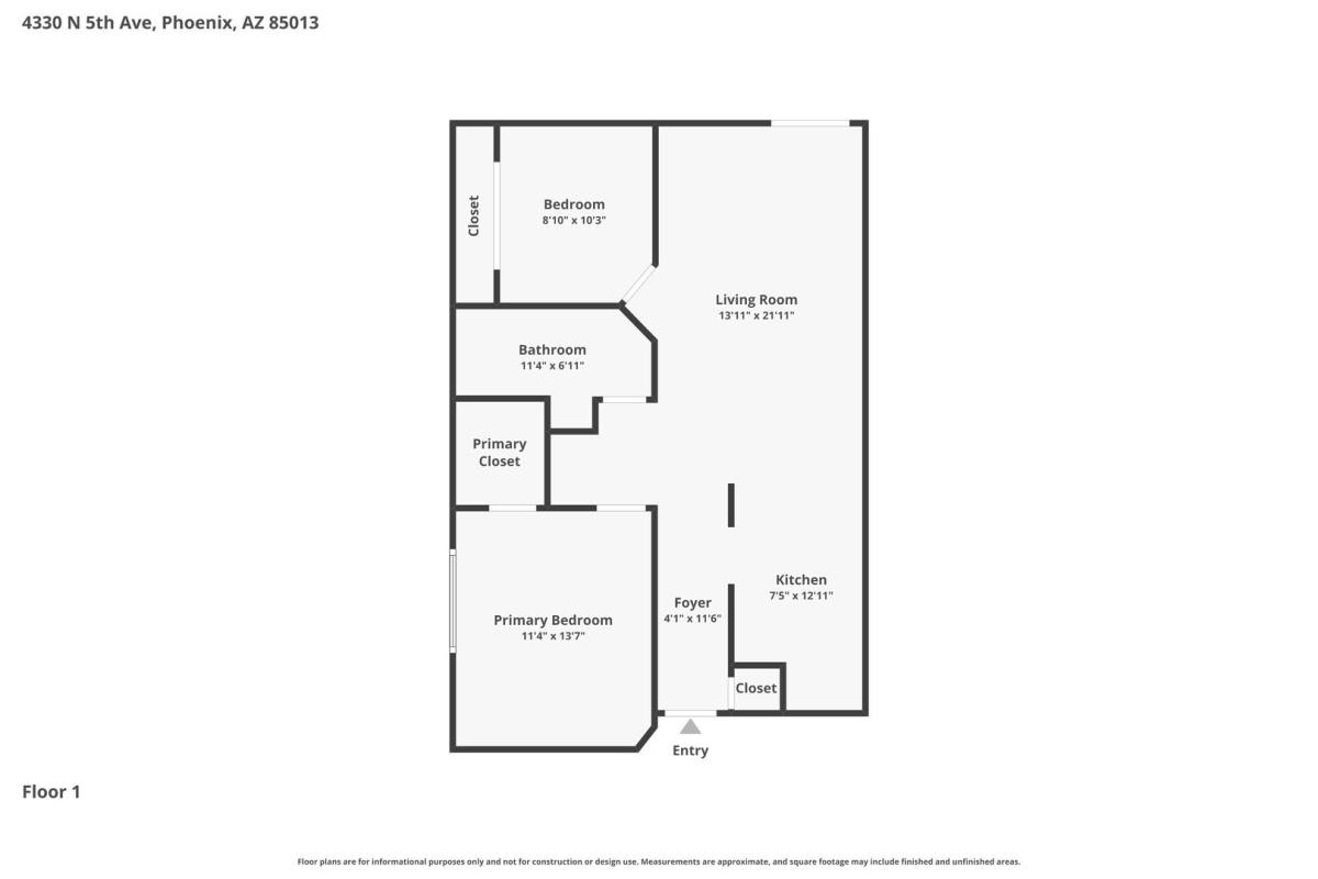 Apartment for rent at 4330 N 5th Ave, Phoenix, AZ 85013