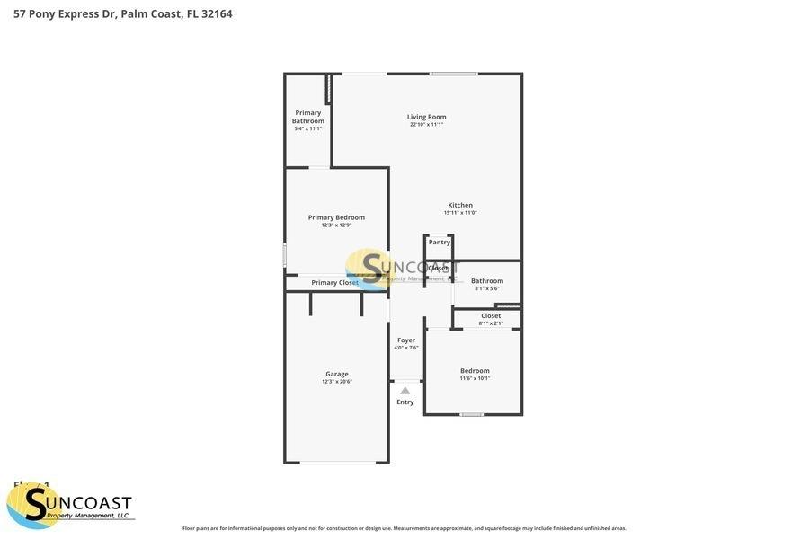 Apartment for rent at 57 Pony Expressway Dr #A, Palm Coast, FL 32164