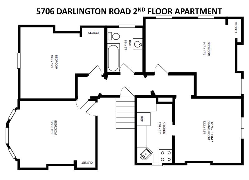 Apartment for rent at 5706 Darlington Rd - 2nd Floor, Pittsburgh, PA 15217