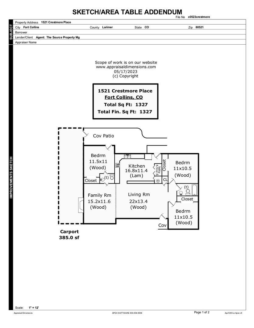 House for rent at 1521 Crestmore Place, Fort Collins, CO 80521