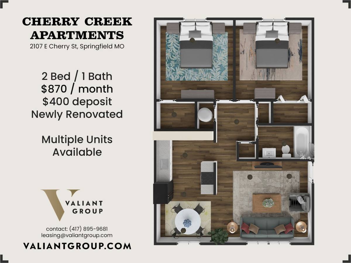 Apartment for rent at 2107 E Cherry St, Springfield, MO 65802
