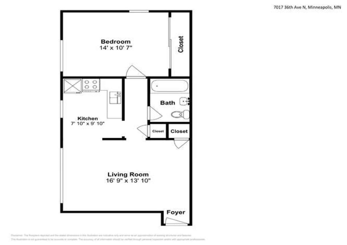Apartment for rent at 7017 36th Ave N, Minneapolis, MN 55427