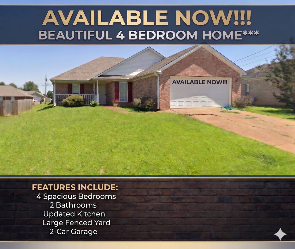 House for rent at 24 Hulsey Cove, Jackson, TN 38305