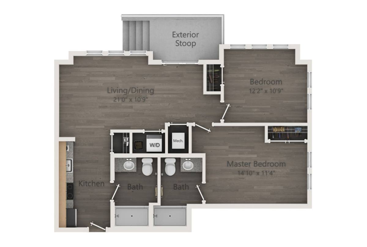 Apartment for rent at 1727 Pearl St, Nashville, TN 37203