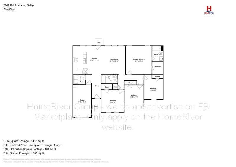House for rent at 2842 Pall Mall Ave, Dallas, TX 75241