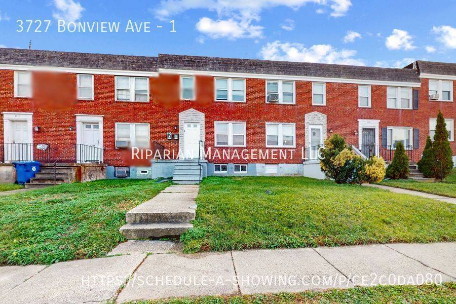 Apartment for rent at 3727 Bonview Ave #1, Baltimore, MD 21213